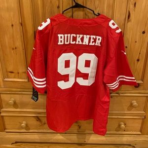 Mens Size 52 Deforest Buckner #99 49ers Jersey NWT
